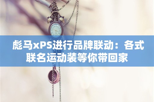  彪马xPS进行品牌联动：各式联名运动装等你带回家