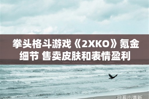  拳头格斗游戏《2XKO》氪金细节 售卖皮肤和表情盈利