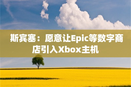  斯宾塞：愿意让Epic等数字商店引入Xbox主机