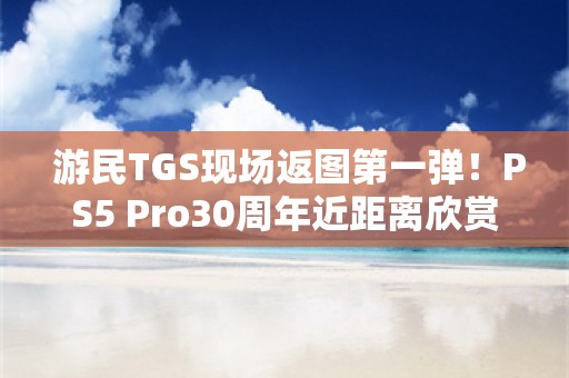  游民TGS现场返图第一弹！PS5 Pro30周年近距离欣赏