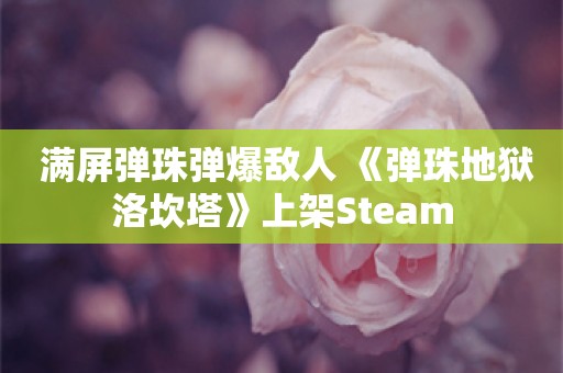  满屏弹珠弹爆敌人 《弹珠地狱洛坎塔》上架Steam