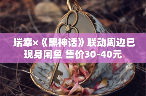  瑞幸×《黑神话》联动周边已现身闲鱼 售价30-40元