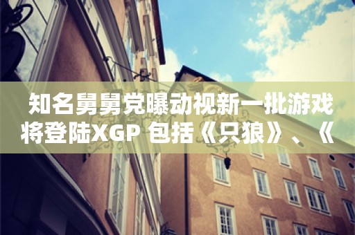  知名舅舅党曝动视新一批游戏将登陆XGP 包括《只狼》、《虐杀原形》系列