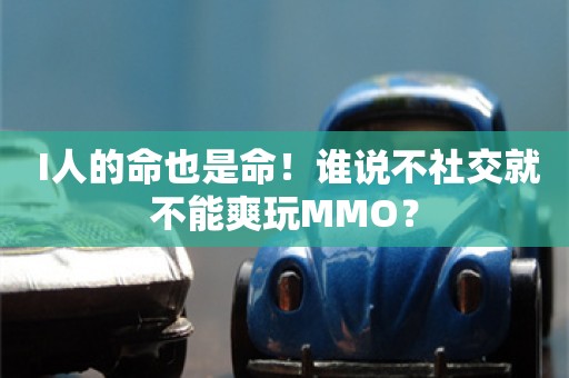  I人的命也是命！谁说不社交就不能爽玩MMO？