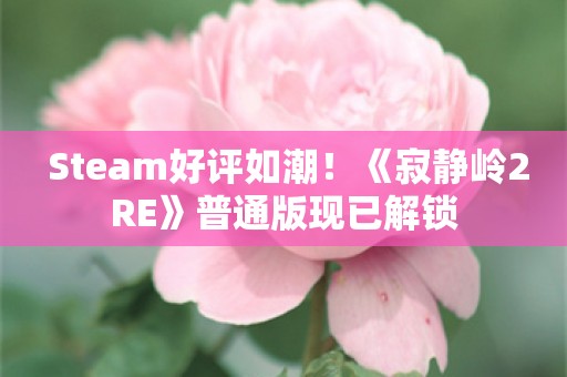  Steam好评如潮！《寂静岭2RE》普通版现已解锁