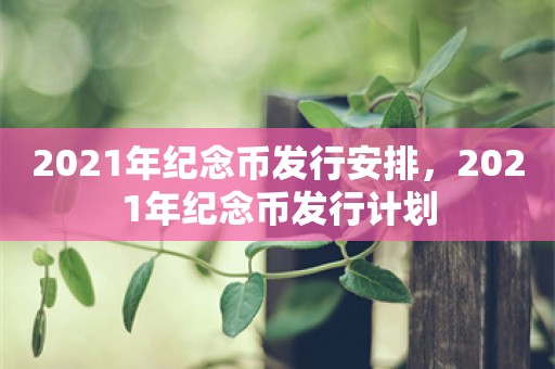 2021年纪念币发行安排，2021年纪念币发行计划