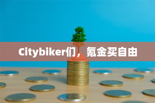 Citybiker们，氪金买自由