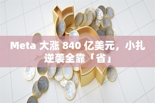 Meta 大涨 840 亿美元，小扎逆袭全靠「省」