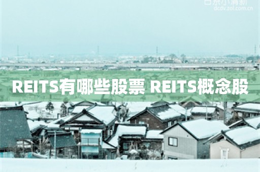 REITS有哪些股票 REITS概念股