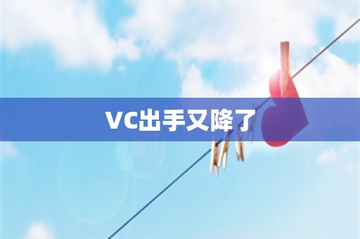 VC出手又降了