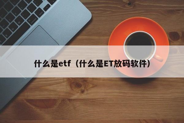 什么是etf（什么是ET放码软件）