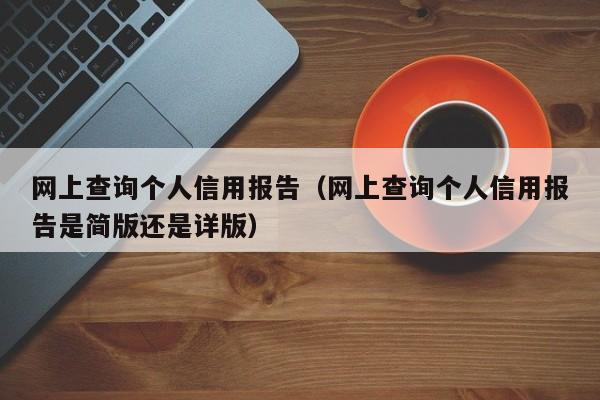 网上查询个人信用报告（网上查询个人信用报告是简版还是详版）