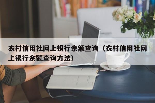 农村信用社网上银行余额查询（农村信用社网上银行余额查询方法）