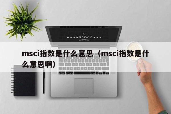 msci指数是什么意思（msci指数是什么意思啊）