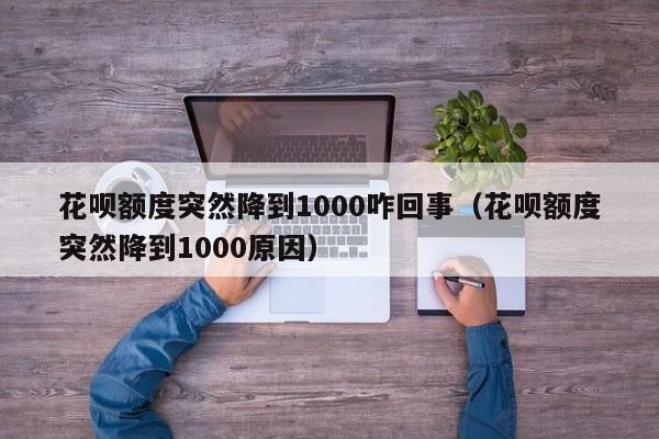 花呗额度突然降到1000咋回事（花呗额度突然降到1000原因）