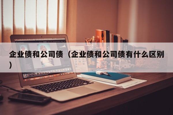 企业债和公司债（企业债和公司债有什么区别）