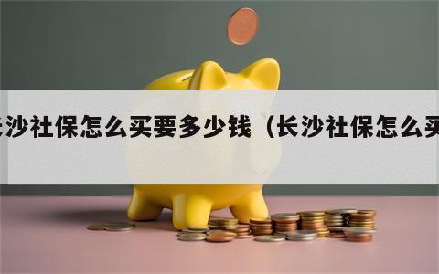 长沙社保怎么买要多少钱（长沙社保怎么买?）