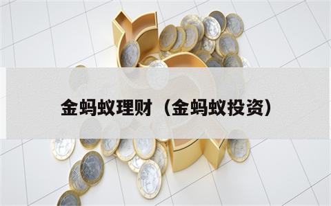 金蚂蚁理财（金蚂蚁投资）