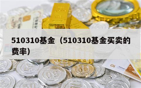 510310基金（510310基金买卖的费率）