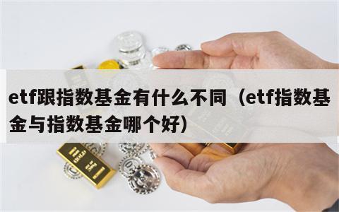 etf跟指数基金有什么不同（etf指数基金与指数基金哪个好）