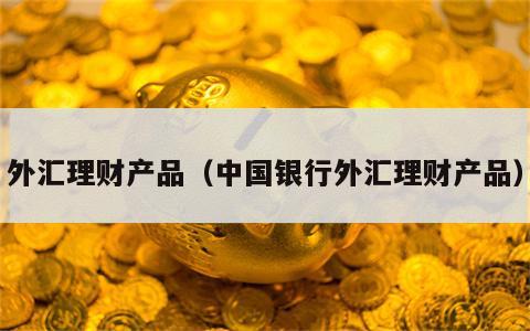 外汇理财产品（中国银行外汇理财产品）