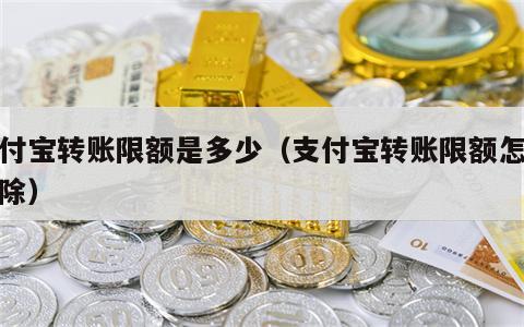 支付宝转账限额是多少（支付宝转账限额怎么解除）