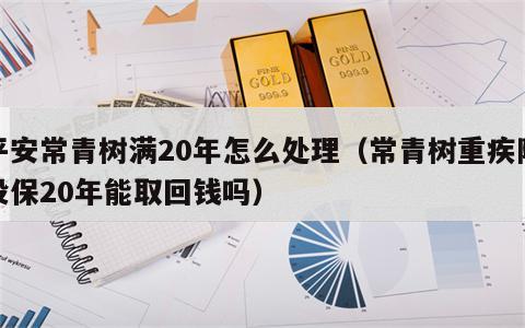 平安常青树满20年怎么处理（常青树重疾险投保20年能取回钱吗）