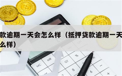 贷款逾期一天会怎么样（抵押贷款逾期一天会怎么样）