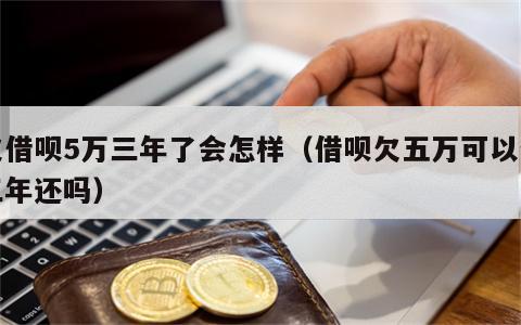 欠借呗5万三年了会怎样（借呗欠五万可以分三年还吗）