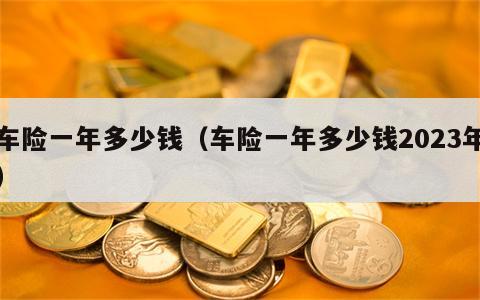 车险一年多少钱（车险一年多少钱2023年）