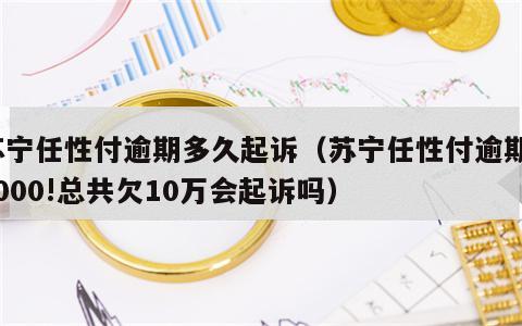 苏宁任性付逾期多久起诉（苏宁任性付逾期17000!总共欠10万会起诉吗）