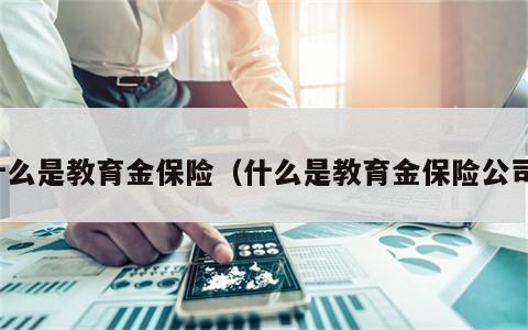 什么是教育金保险（什么是教育金保险公司）