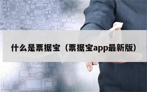 什么是票据宝（票据宝app最新版）