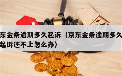 京东金条逾期多久起诉（京东金条逾期多久会被起诉还不上怎么办）