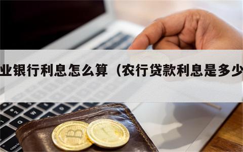 农业银行利息怎么算（农行贷款利息是多少啊）