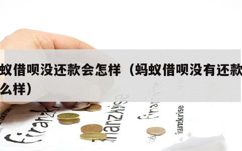 蚂蚁借呗没还款会怎样（蚂蚁借呗没有还款会怎么样）