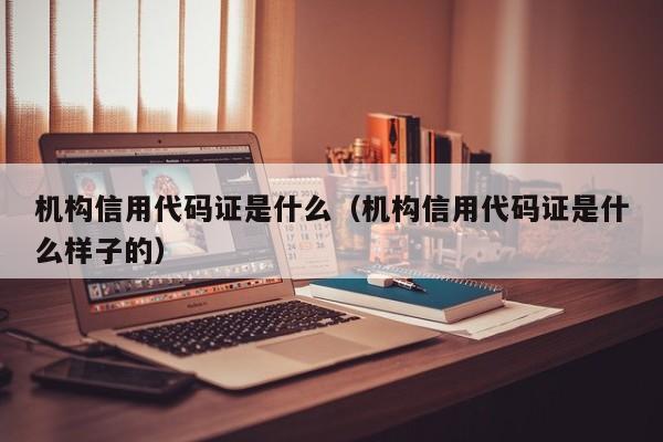 机构信用代码证是什么（机构信用代码证是什么样子的）